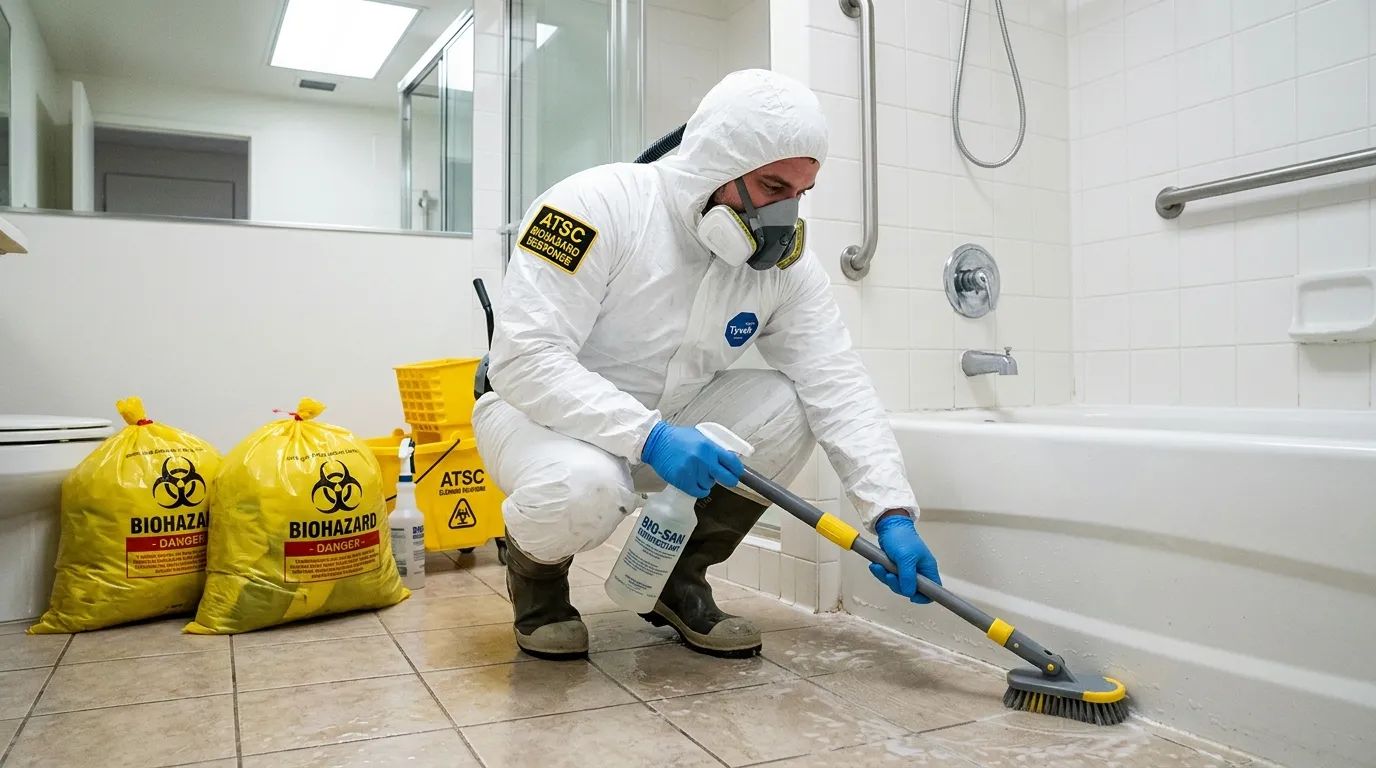 Decontamination equipment deployed for Blood Cleanup in Pompano Beach